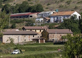 La parte alta de la localidad de Ormas en Campoo de Suso.