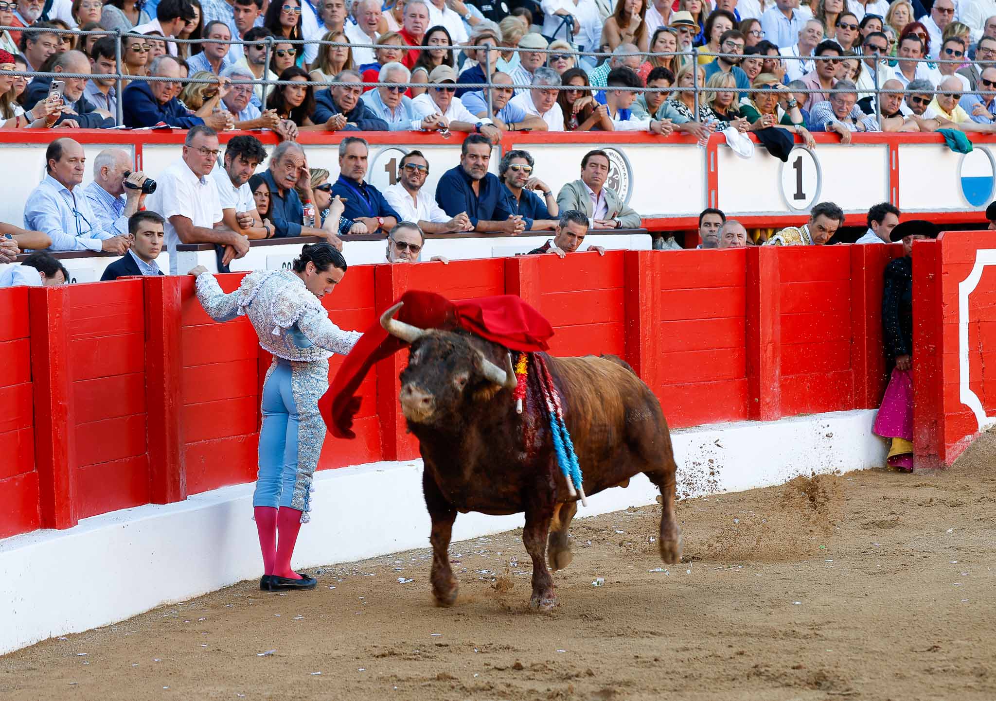Inicio de faena junto a las tablas de Juan Ortega. 
