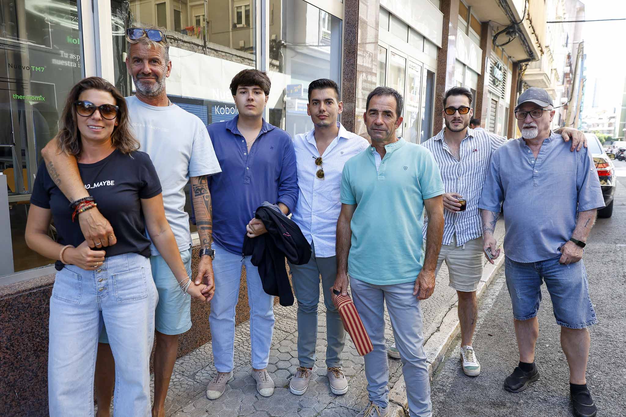 Adriana Boldis, Manuel Fernández, Antonio Serrano, José Manuel Serrano,Víctor Cañas, Gabino Espinosa y Antonio Espinosa