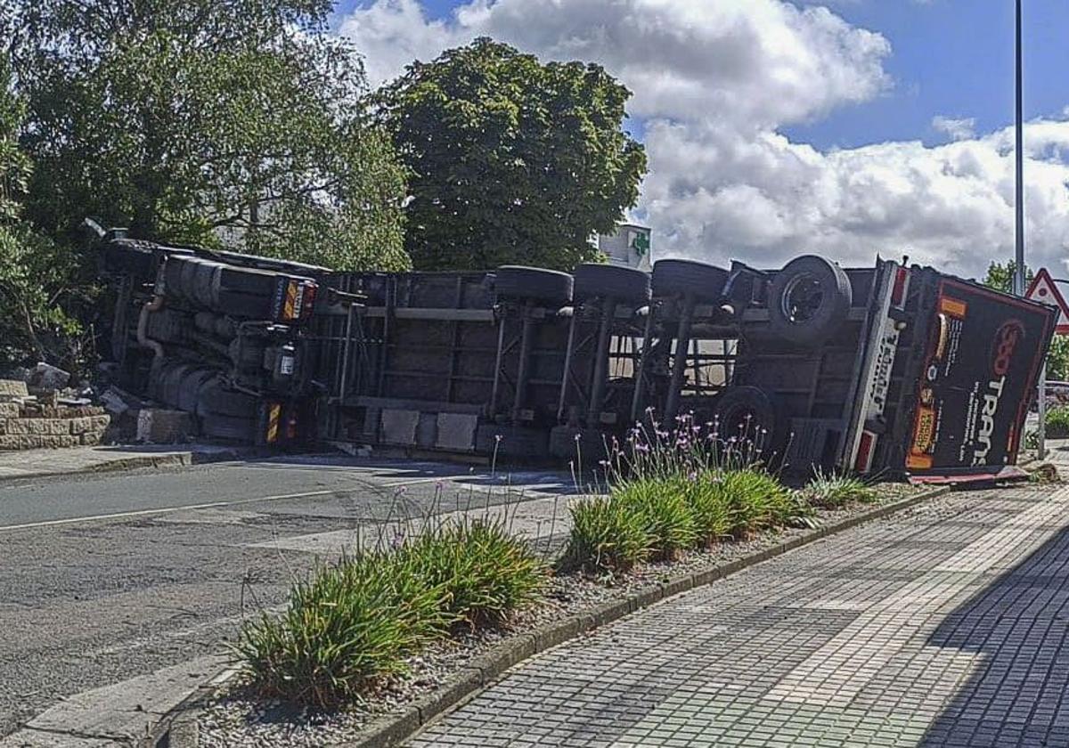 Cortada la N-611 en Requejada