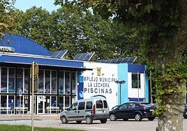 Instalaciones de la piscina cubierta de La Lechera, en Torrelavega.