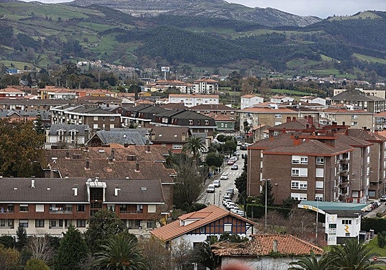 Vista aérea de Torrelavega.