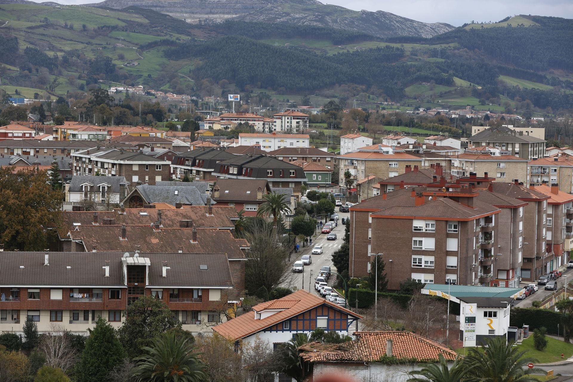 Vista aérea de Torrelavega.