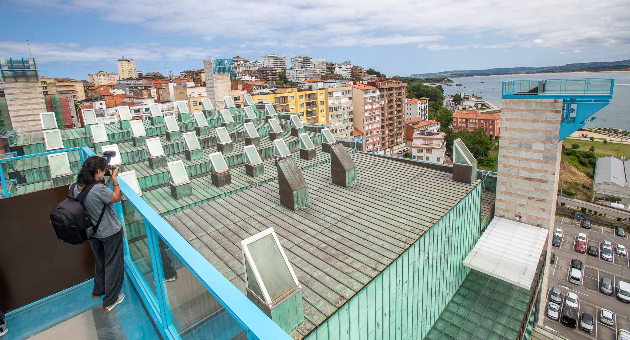El acceso a la terraza será gratuito y a los miradores se estudia una fórmula de pago combinado con la hostelería del Palacio.