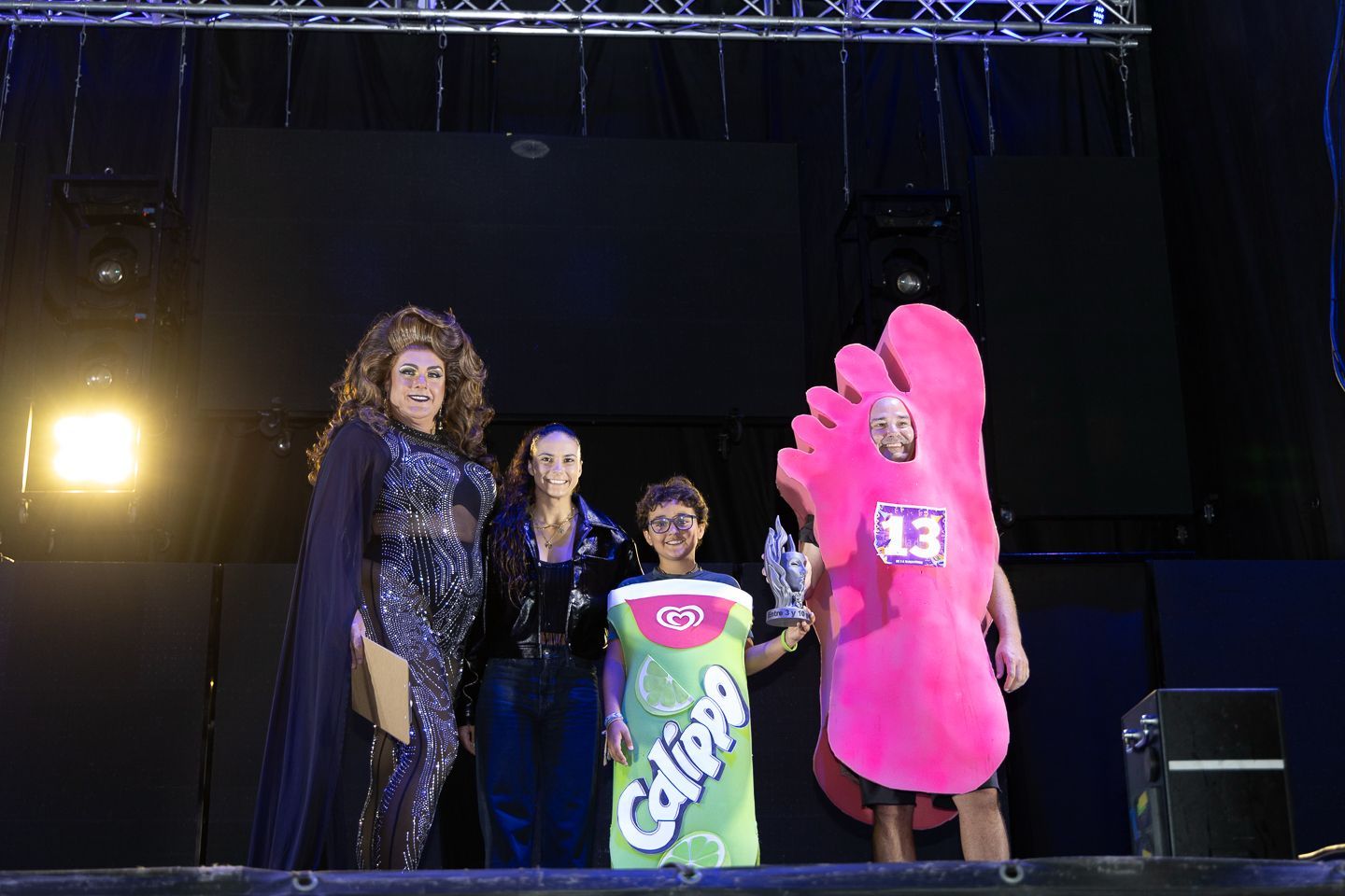 Los disfraces de helados históricos también se llevaron su reconocimiento oficial