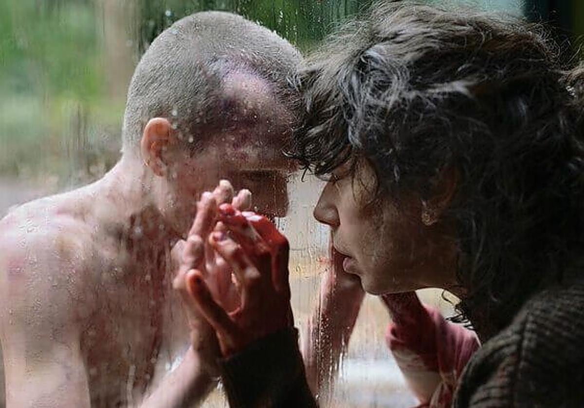 Imagen de una de las escenas impactantes del filme.