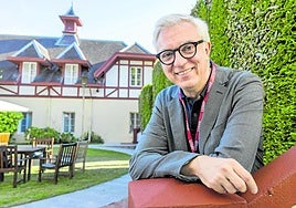 Javier Moreno, en el Palacio de la Magdalena.