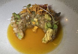 Tartar de corvina.
