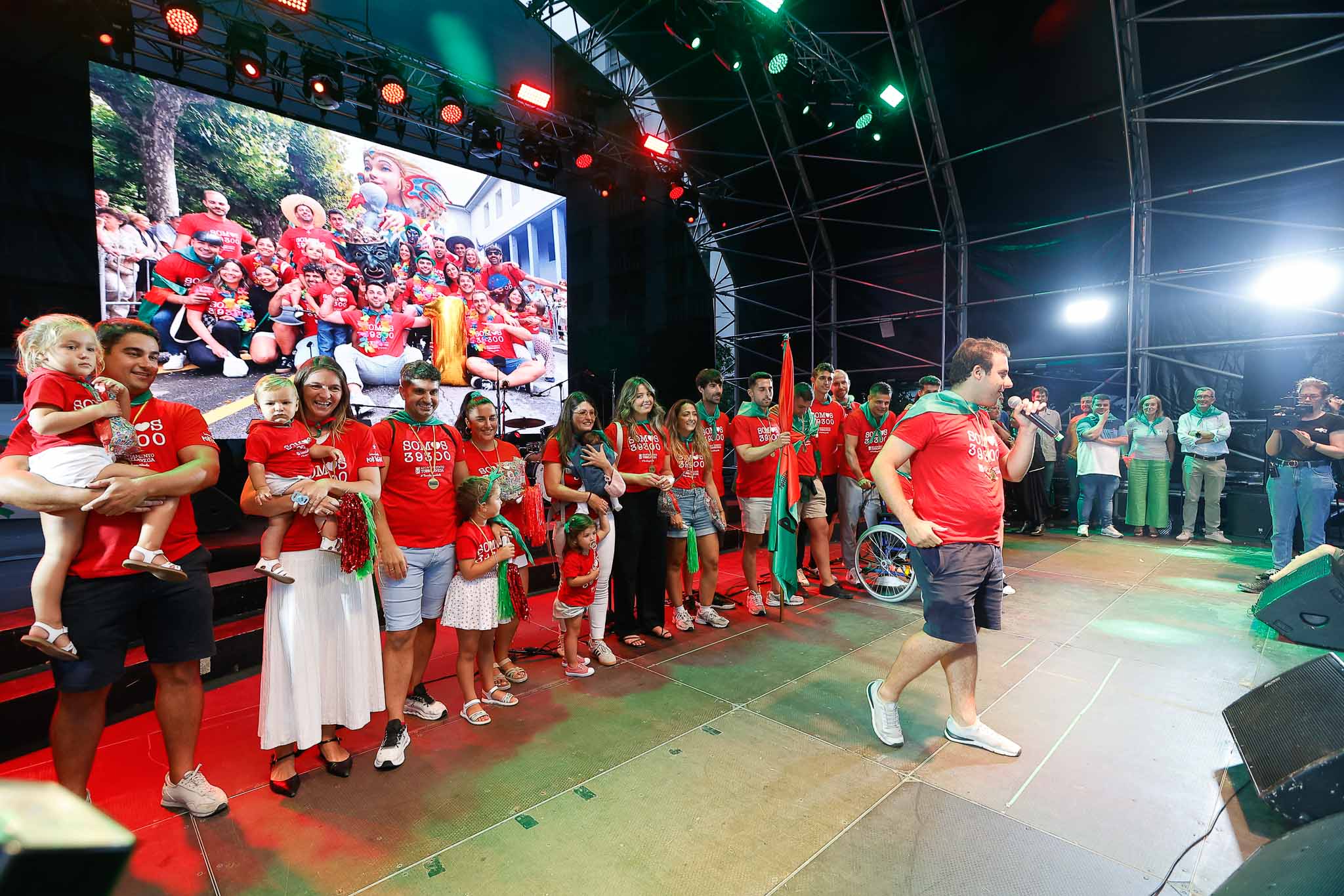 Miguel Trugeda, miembro de la peña 'Portugal' -ganadora de la Liga de Peñas 2024- dedicó unas palabras a los torrelaveguenses.
