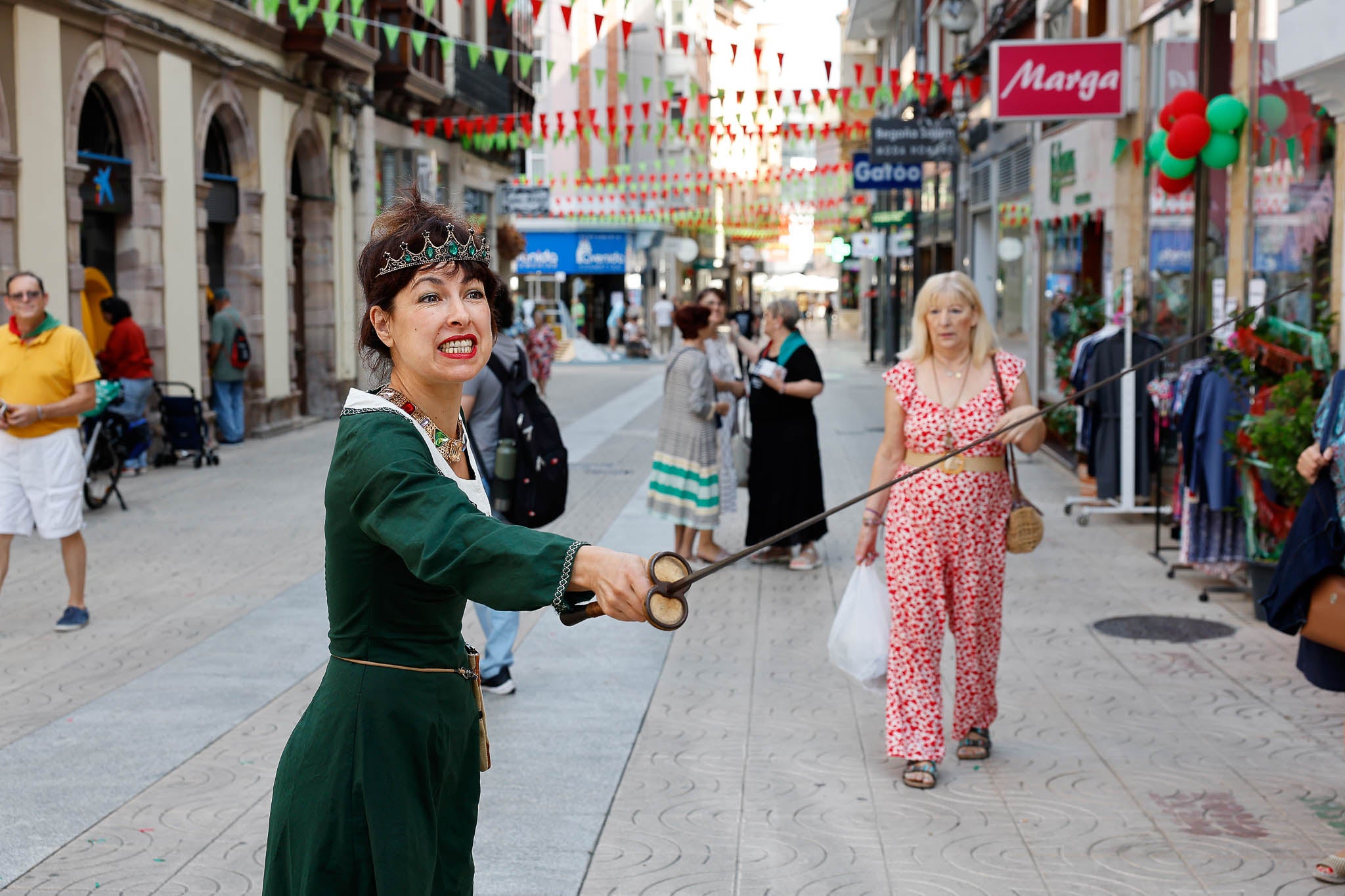 María Castillo interpretando a Leonor de la Vega.