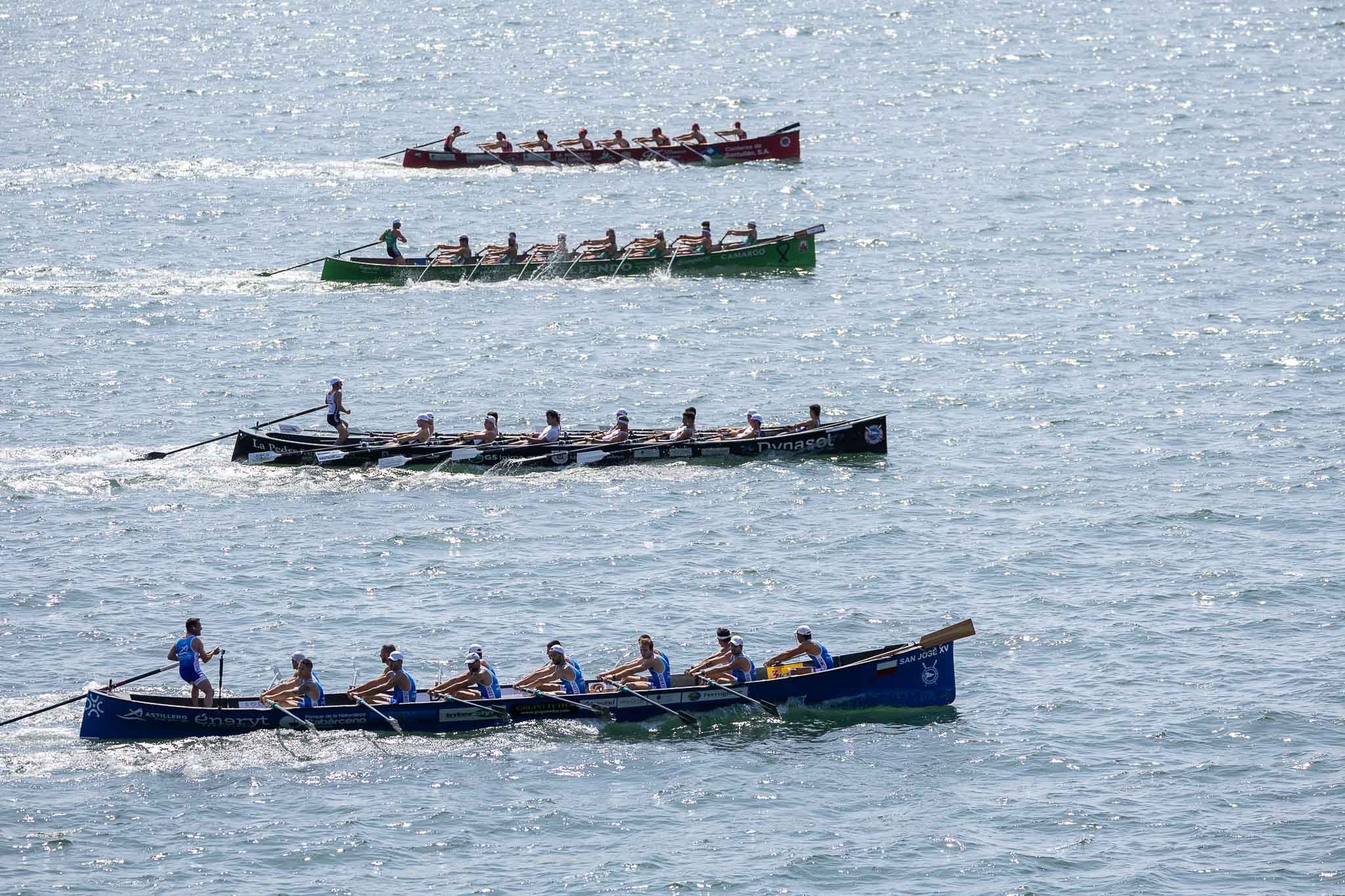 Astillero, Pedreña, Camargo y Castreña, en la salida de la segunda tanda.