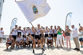 La tripulación de Pedreña festeja su triunfo en la Bandera de Santander