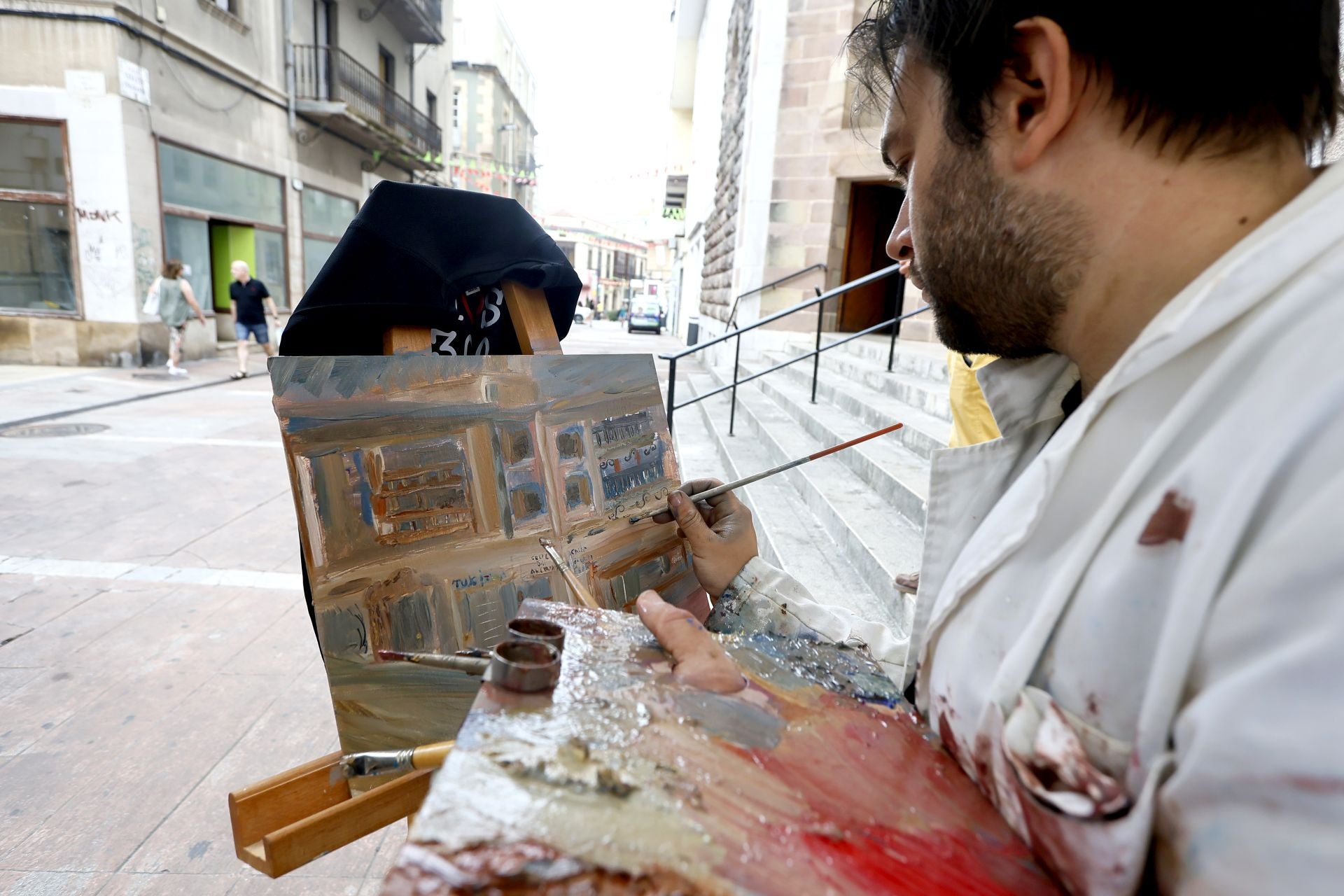 Detalle de uno de los concursantes.