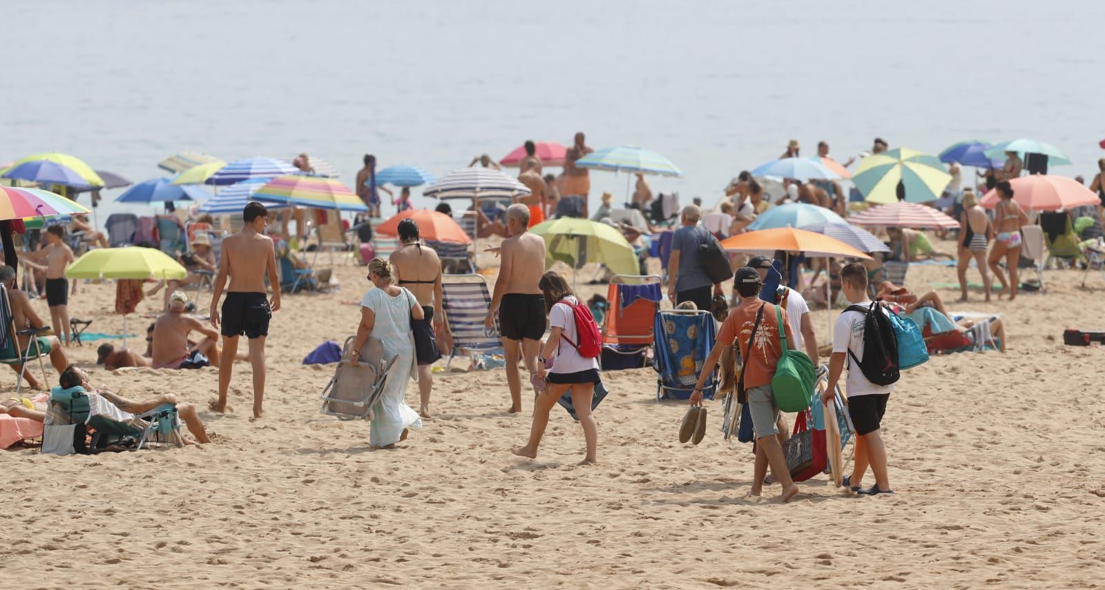 Segunda de El Sardinero: llena desde los primeros compases del día