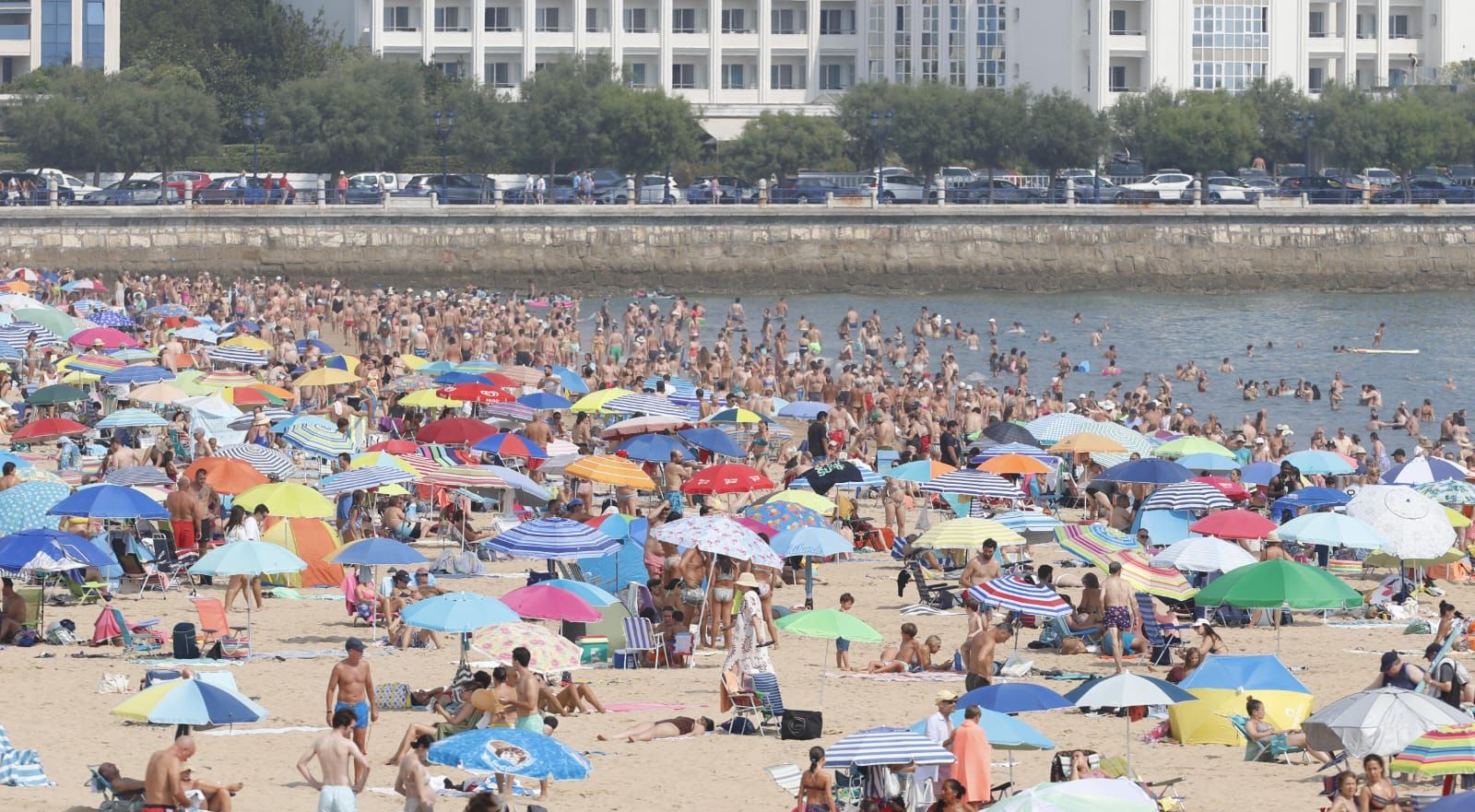El Sardinero, este mediodía