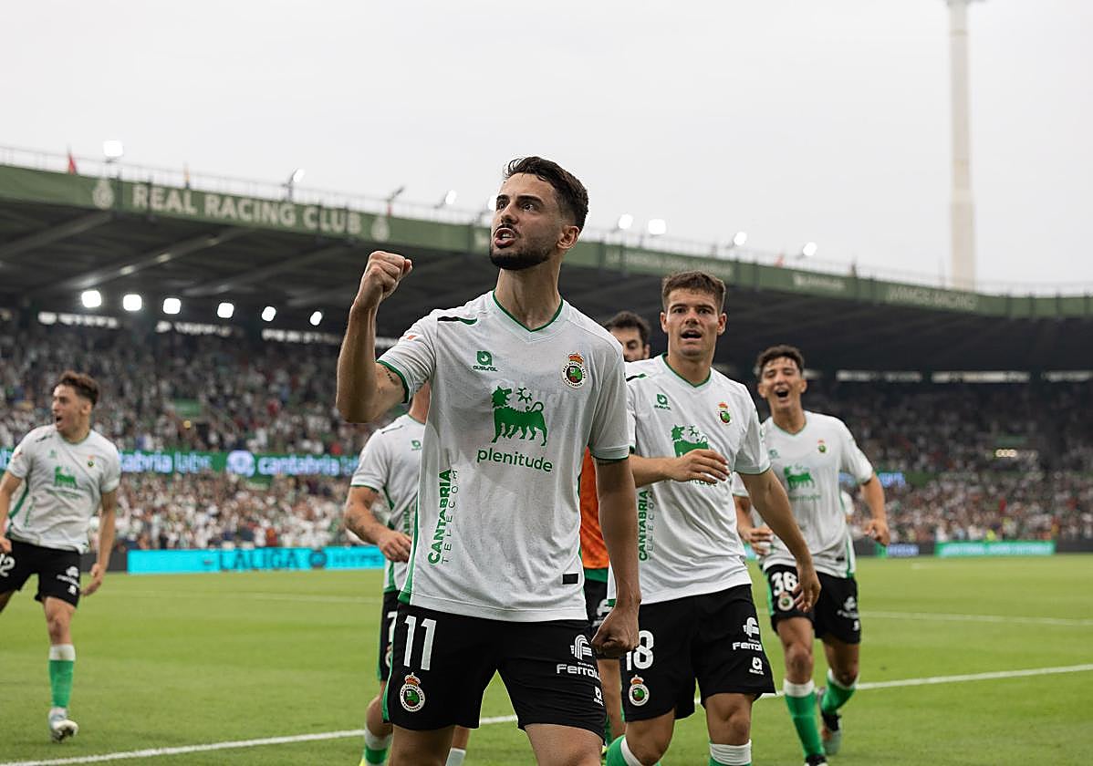 El primer partido de liga en imágenes