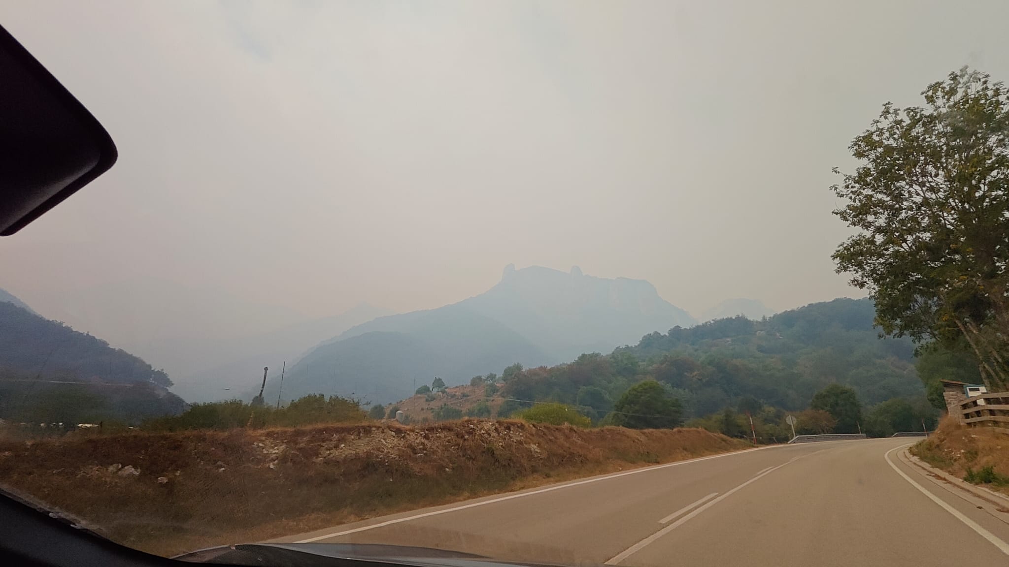 Carretera de subida a Fuente Dé.