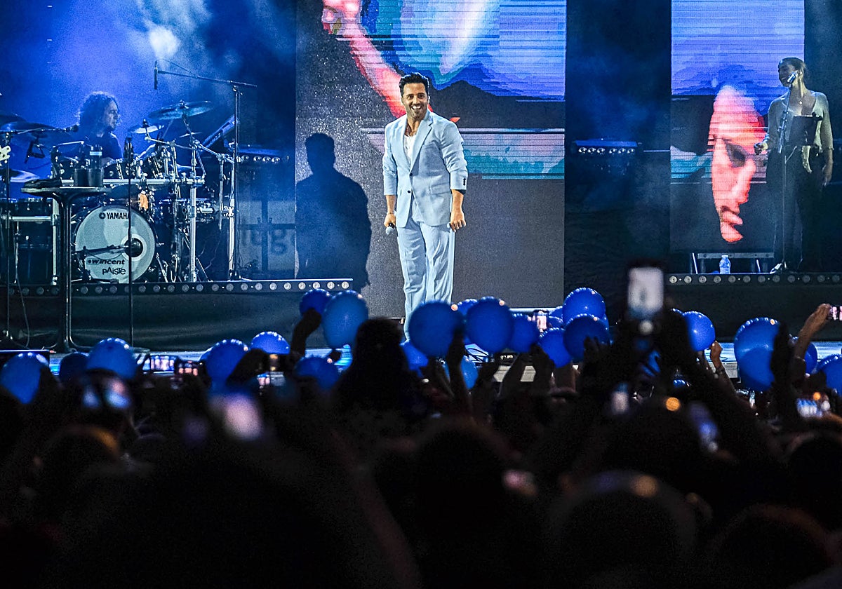 David Bustamante, dándolo todo ante un público muy comprometido