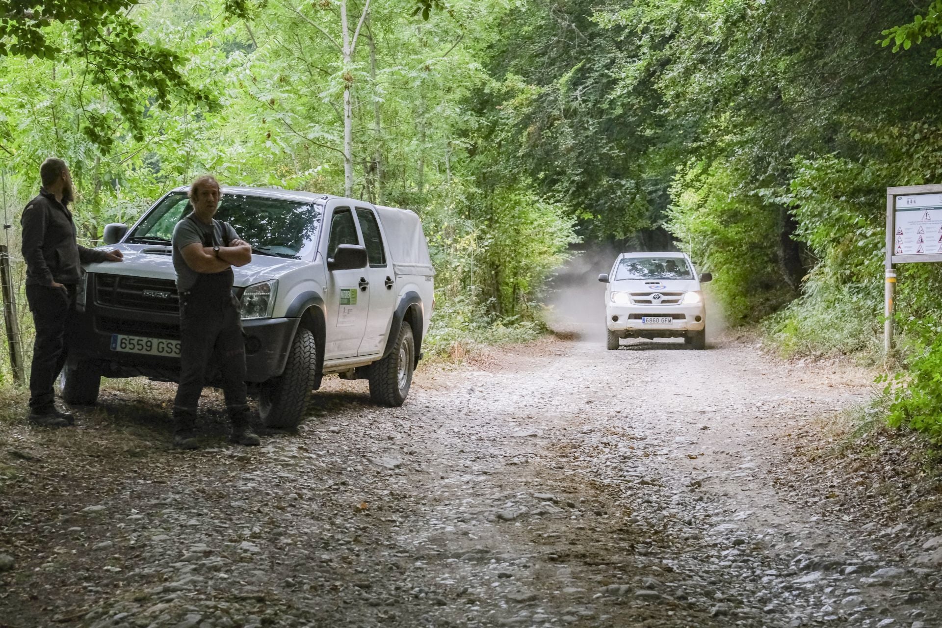 Hay mucho control y mucha vigilancia de las zonas limítrofes a las áreas donde llegó el fuego.