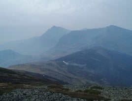 Zona afectada del municipio de Vega de Liébana a primera hora de esta mañana