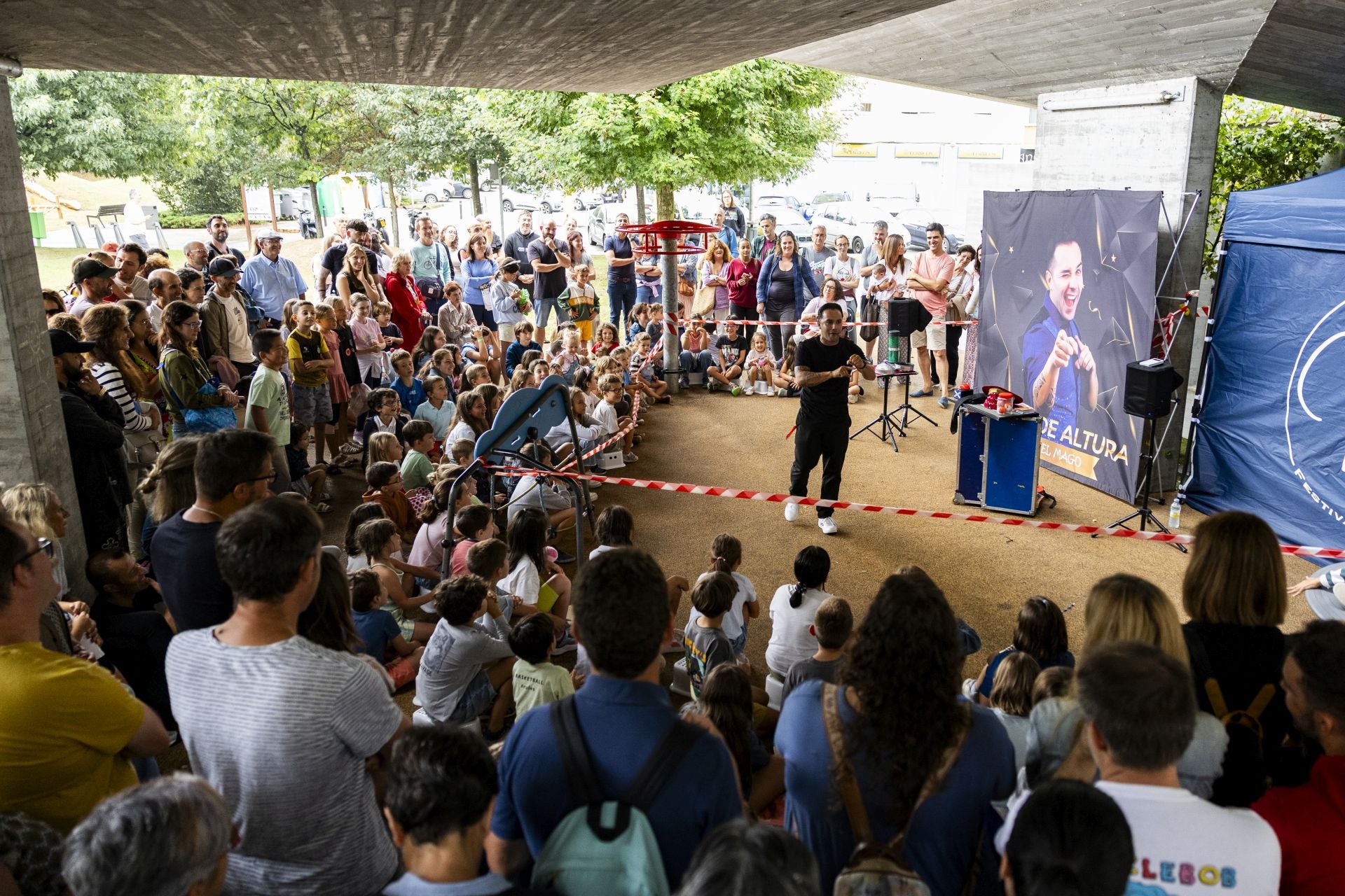 Las personas estuvieron atentas en todo momento