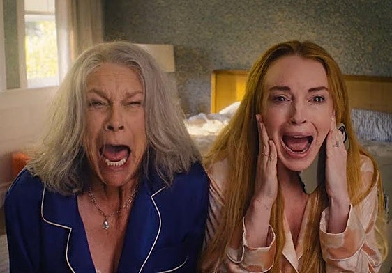Jamie Lee Curtis y Lindsay Lohan.