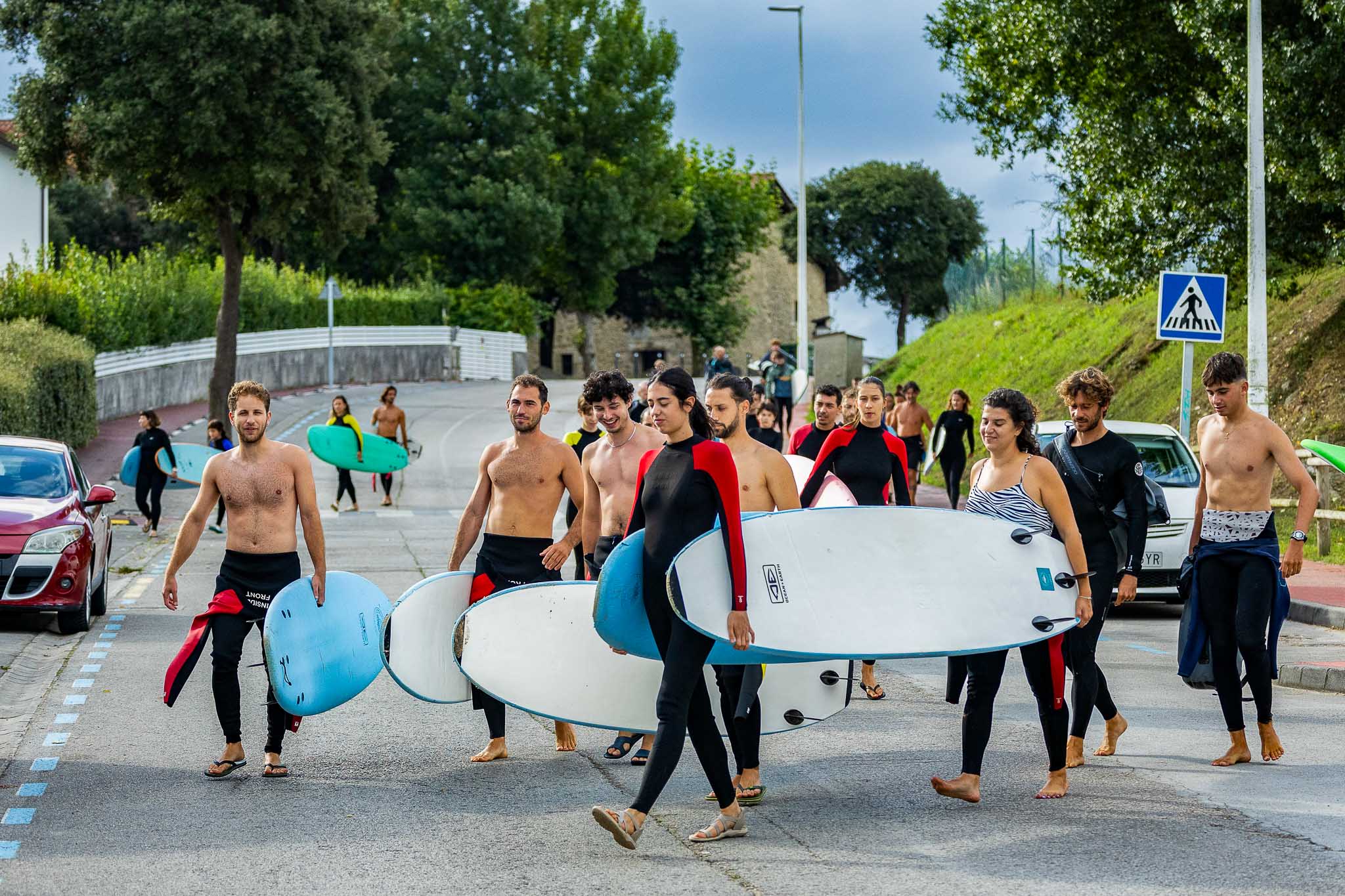 La playa está a cinco minutos andando de Latas Surf House.