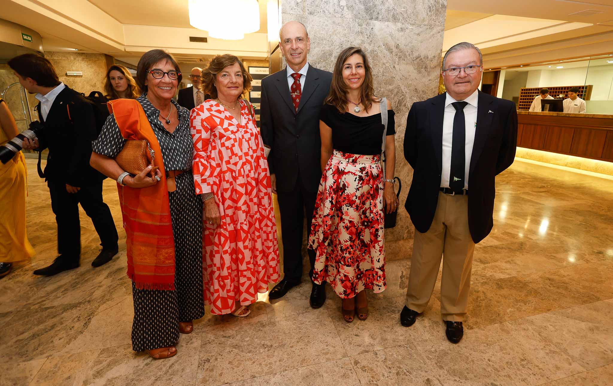 Rosa Rodríguez, Nieves Amigo, Fernando Mirapeix, Margarita Martínez y Juan Adarraga.