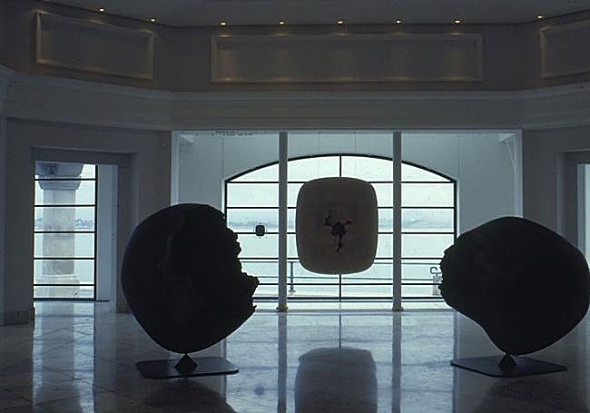 Obras de Manolo Raba en el espacio portuario.