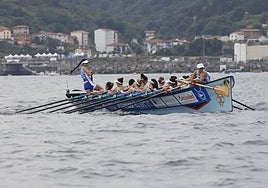 Astillero, en la regata de Ciérvana, en la que fue tercera.
