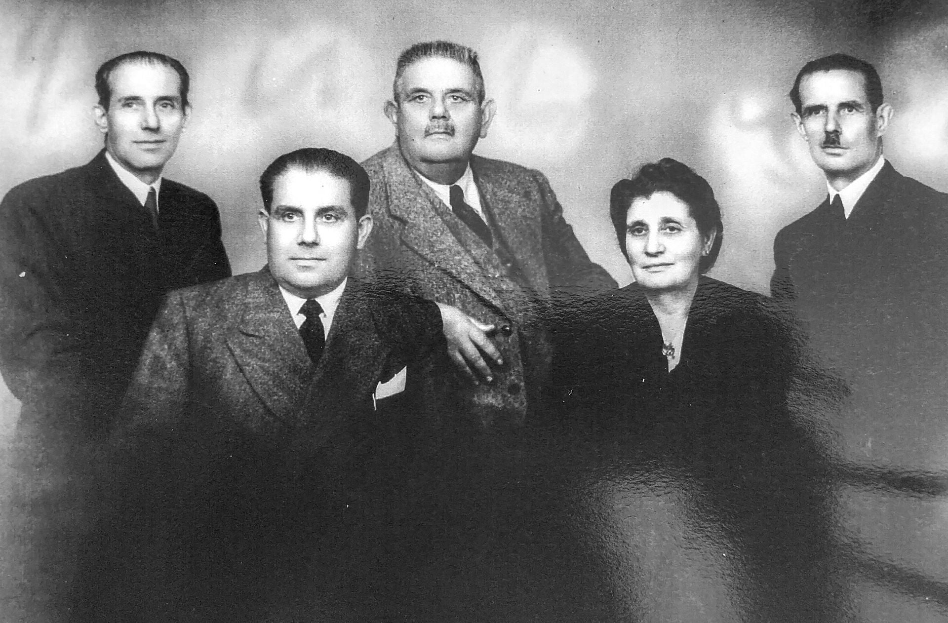 Foto familiar de los hermanos Orlando.