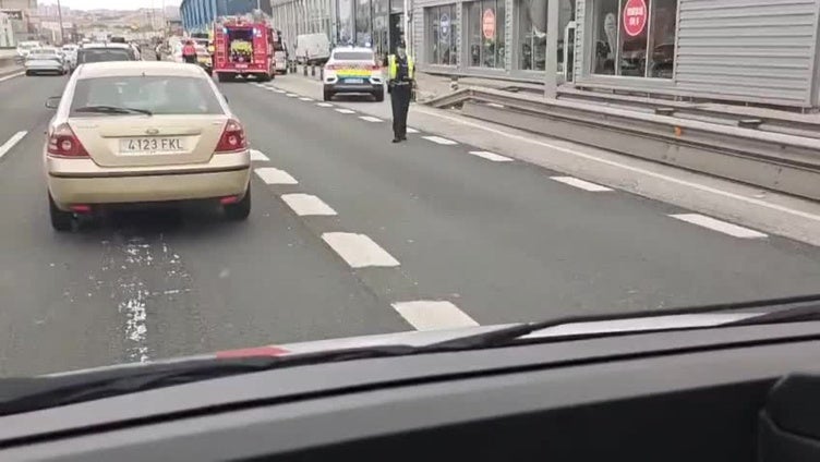 Accidente en la Avenida de Parayas