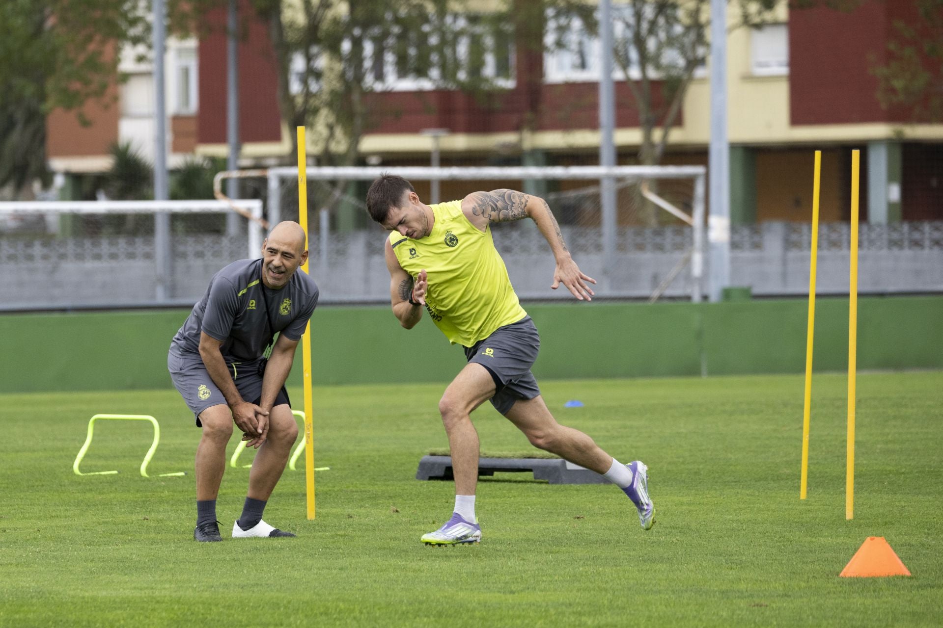 El entrenamiento del Racing, en imágenes