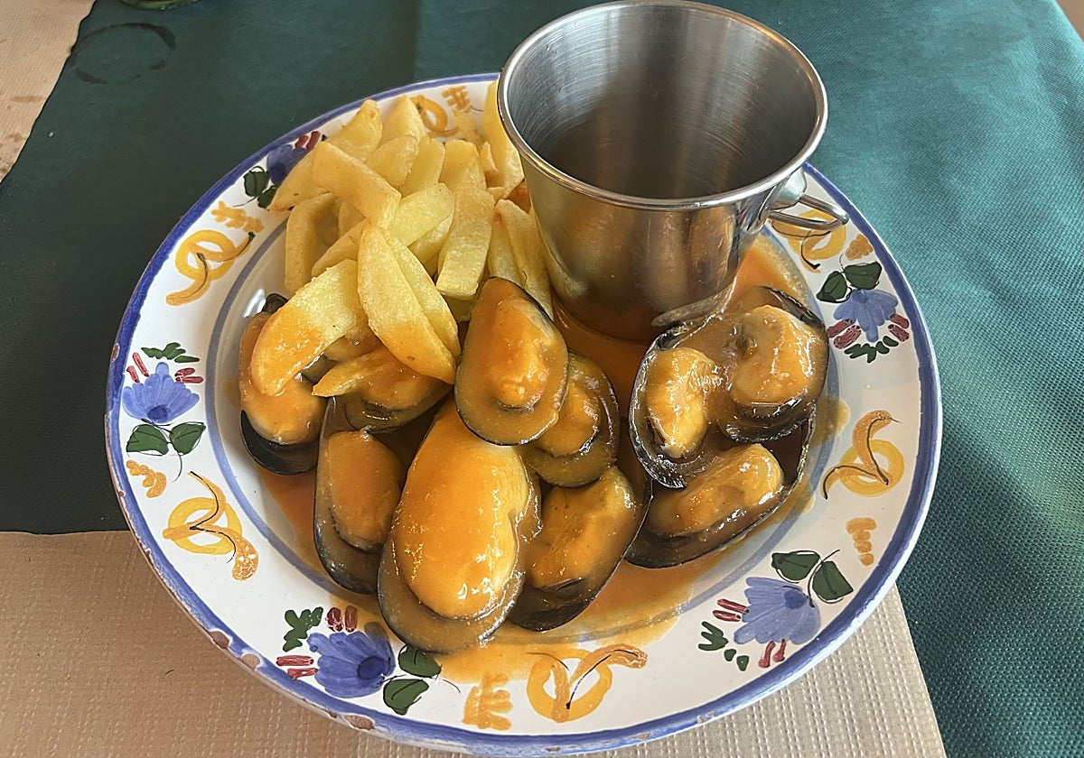 Mejillones de la casa.