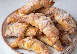Mini croissant de pistacho.