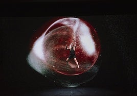 Imagen del Festival 'Hágase la Luz', creación lumínica y audiovisual.