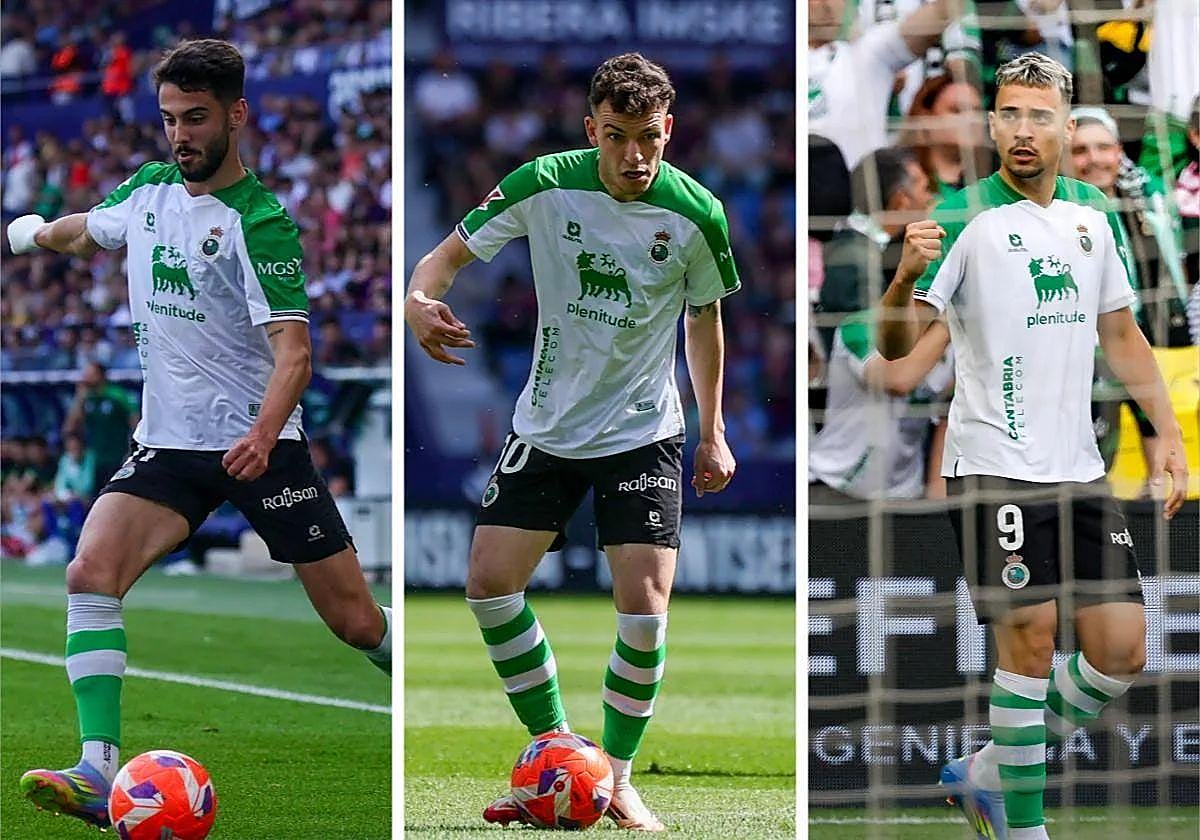 Andrés Martín, Íñigo Vicente y Juan Carlos Arana.