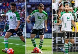 Andrés Martín, Íñigo Vicente y Juan Carlos Arana.