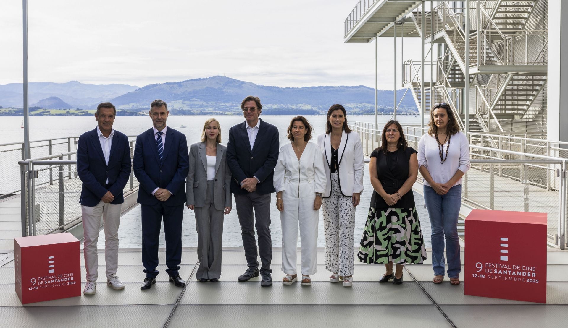 Pedro Ruiz, Luis Martínez Abad, Júlia Olmo, Álvaro Longoria, Fátima Sánchez, Gema Igual, Noemí Méndez y Yolanda de Egoscozábal