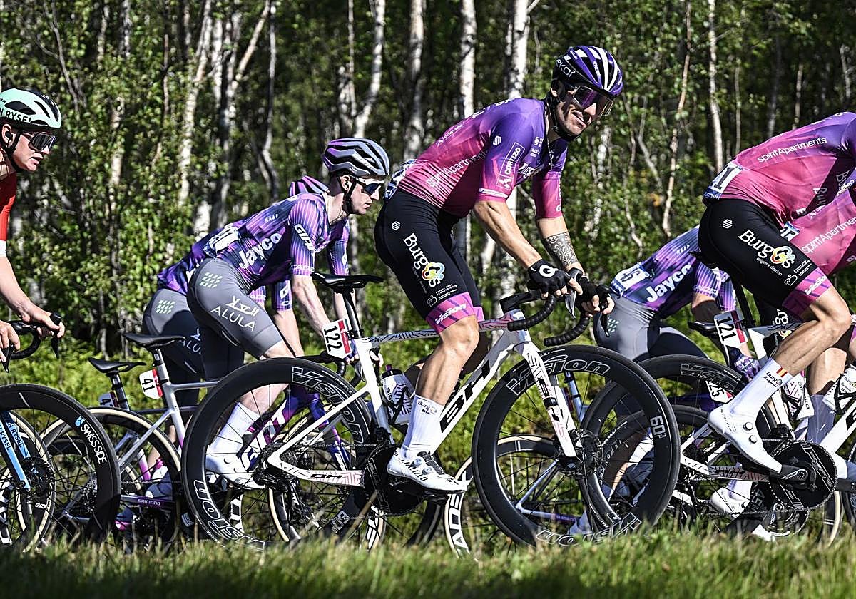 Antonio Angulo, en una de las etapas de la Arctic Race en Noruega.