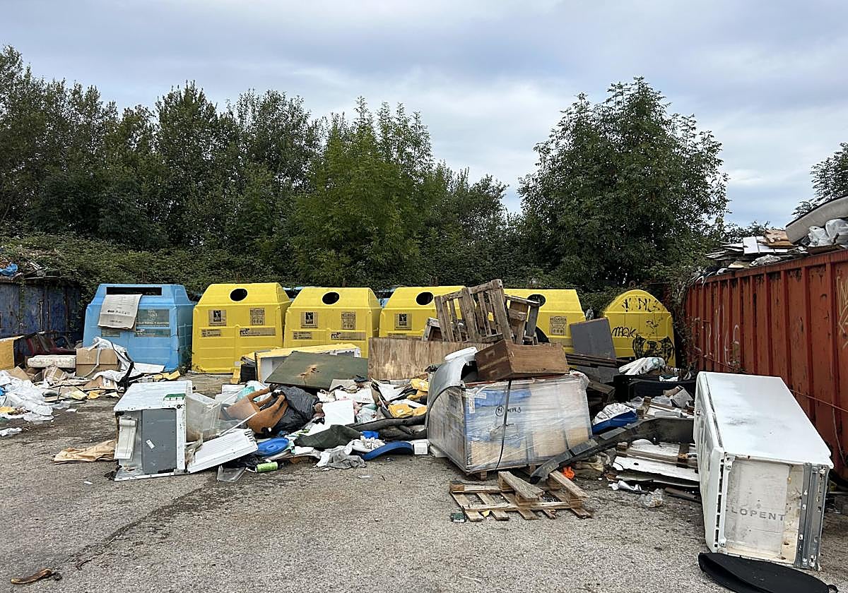 Estado actual de uno de los puntos del polígono industrial.