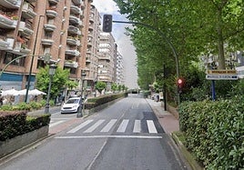 Captura de la calle San Fernando, donde tuvo lugar una de las colisiones.