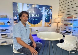 Pablo Oria, en las instalaciones de El Diario Montañés.