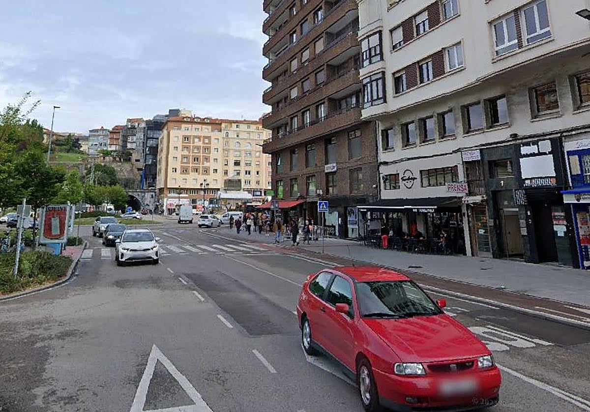 Captura de la calle Atilano Rodríguez, donde tuvo lugar la pelea.