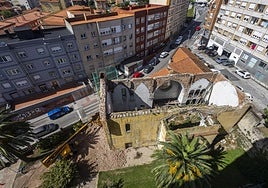 De la iglesia de San Pablo, en la calle del Monte, quedan poco más que las paredes.