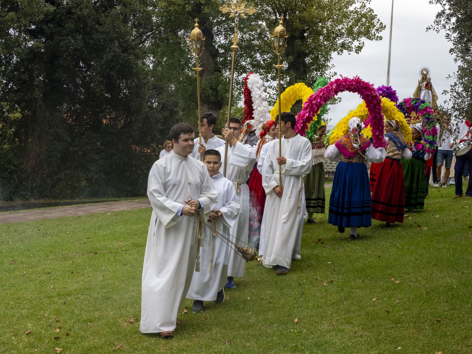 Misa y procesión de la Virgen de Latas