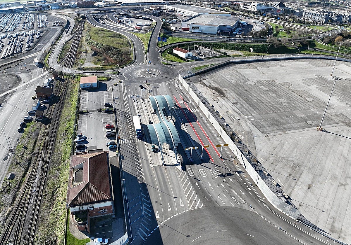 Control peatonal de Raos junto al acceso ferroviario, donde se mejorará la seguridad.