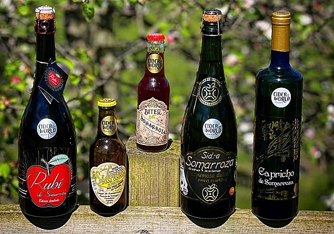 Sidras y vino Somarroza.