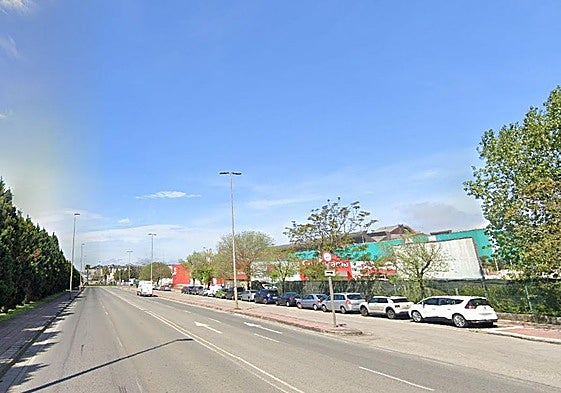 Captura de la avenida de Nueva Montaña, en Santander.