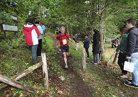 Uno de los participantes en una edición de 'Los 10.000 del Soplao'.